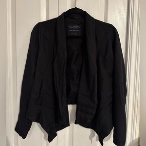 EUC allsaints womens black jacket